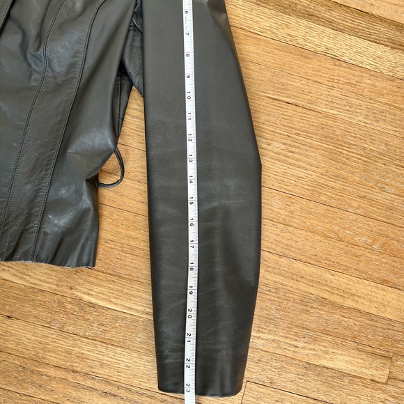 Vintage Gray Sheplers Leather Jacket - Picture 9 of 16